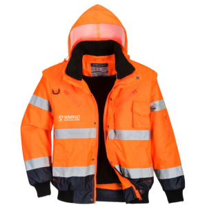 BLOUSON HAUTE VISIBILITE C465 ORANGE FLUOMARINE -...