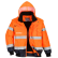 BLOUSON HAUTE VISIBILITE C465 ORANGE FLUOMARINE - PORTWEST + TRANSFERT COEUR SOUFFLET AGRICULTURE 1 COULEUR  BLANC