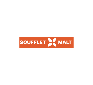 TRANSFERT COEUR "MALTERIES SOUFFLET" 1 COULEUR : BLANC