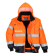 BLOUSON HAUTE VISIBILITE C465 ORANGE FLUO/MARINE - PORTWEST + TRANSFERT COEUR "IS SEEDS" 1 COULEUR : BLANC