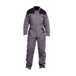 COMBINAISON DE TRAVAIL OCTAVE DOUBLE FG GRIS/NOIR - PBV +...
