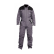 COMBINAISON DE TRAVAIL OCTAVE DOUBLE FG GRIS/NOIR - PBV + TRANSFERT COEUR "INVIVO" 1 COULEUR : BLANC