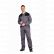 COMBINAISON DE TRAVAIL OCTAVE DOUBLE FG GRIS/NOIR - PBV