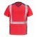 Tee-shirt à manches courtes Cepovett GHARBI FLUO SAFE XP rouge