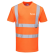 TEE SHIRT HAUTE VISIBILITE ORANGE CL2 RT23 - PORTWEST + TRANSFERT COEUR "EPISENS" 1 COULEUR : BLANC