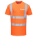 TEE SHIRT HAUTE VISIBILITE ORANGE CL2 RT23 - PORTWEST + TRANSFERT COEUR "IS SEEDS" 1 COULEUR : BLANC