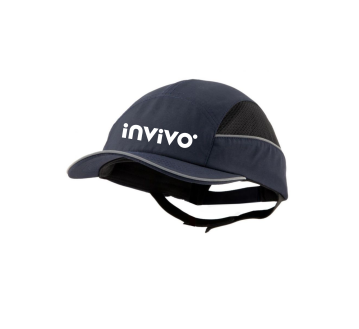 CASQUETTE ANTI-HEURT SURFLEX  + TRANSFERT "INVIVO" 1 COULEUR : BLANC