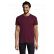 TEE-SHIRT IMPERIAL HOMME 11500 COL ROND - SOL'S + TRANSFERT COEUR "MALTERIES SOUFFLET" 1 COULEUR : BLANC