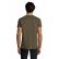 TEE-SHIRT IMPERIAL HOMME 11500 COL ROND - SOL'S + TRANSFERT COEUR "MALTERIES SOUFFLET" 1 COULEUR : BLANC