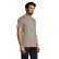 TEE-SHIRT IMPERIAL HOMME 11500 COL ROND - SOL'S + TRANSFERT COEUR "MALTERIES SOUFFLET" 1 COULEUR : BLANC
