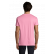TEE-SHIRT IMPERIAL HOMME 11500 COL ROND - SOL'S + TRANSFERT COEUR "MALTERIES SOUFFLET" 1 COULEUR : BLANC