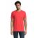 TEE-SHIRT IMPERIAL HOMME 11500 COL ROND - SOL'S + TRANSFERT COEUR "MALTERIES SOUFFLET" 1 COULEUR : BLANC