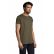 TEE-SHIRT IMPERIAL HOMME 11500 COL ROND - SOL'S + TRANSFERT COEUR "IS SEEDS" 1 COULEUR : BLANC