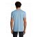 TEE-SHIRT IMPERIAL HOMME 11500 COL ROND - SOL'S + TRANSFERT COEUR "SOUFFLET VIGNE" 1 COULEUR : BLANC