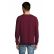 SWEAT UNISEXE NEW SUPREME 13250 - SOL'S + TRANSFERT COEUR "MALTERIES SOUFFLET" 1 COULEUR : BLANC