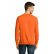 SWEAT UNISEXE NEW SUPREME 13250 - SOL'S + TRANSFERT COEUR "MALTERIES SOUFFLET" 1 COULEUR : BLANC