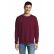 Sweat unisexe Sol's NEW SUPREME bordeaux