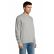 SWEAT UNISEXE NEW SUPREME 13250 - SOL'S + TRANSFERT COEUR "IS SEEDS" 1 COULEUR : BLANC