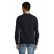 SWEAT UNISEXE NEW SUPREME 13250 - SOL'S + TRANSFERT COEUR "SOUFFLET TRANSPORTS" 1 COULEUR : BLANC