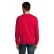 SWEAT UNISEXE NEW SUPREME 13250 - SOL'S + TRANSFERT COEUR "SOUFFLET VIGNE" 1 COULEUR : BLANC