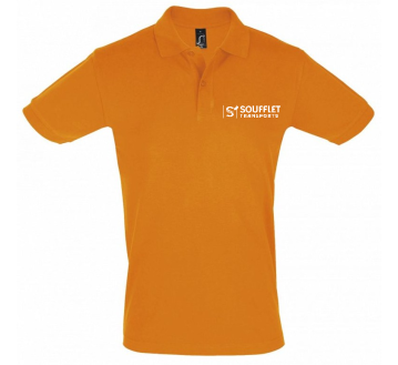 POLO PERFECT HOMME 11346 - SOL'S + TRANSFERT COEUR "SOUFFLET TRANSPORTS"